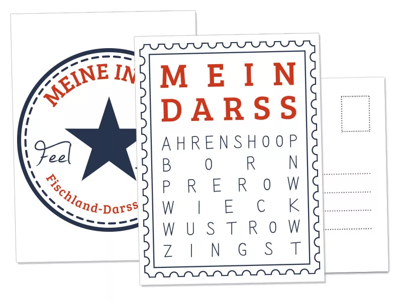 Postkartenserie "MeinDarss"